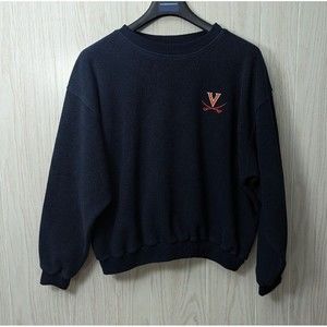 Vintage 90s UVA University Of Virginia Cotton Exchange Sweatshirt Made USA Large
